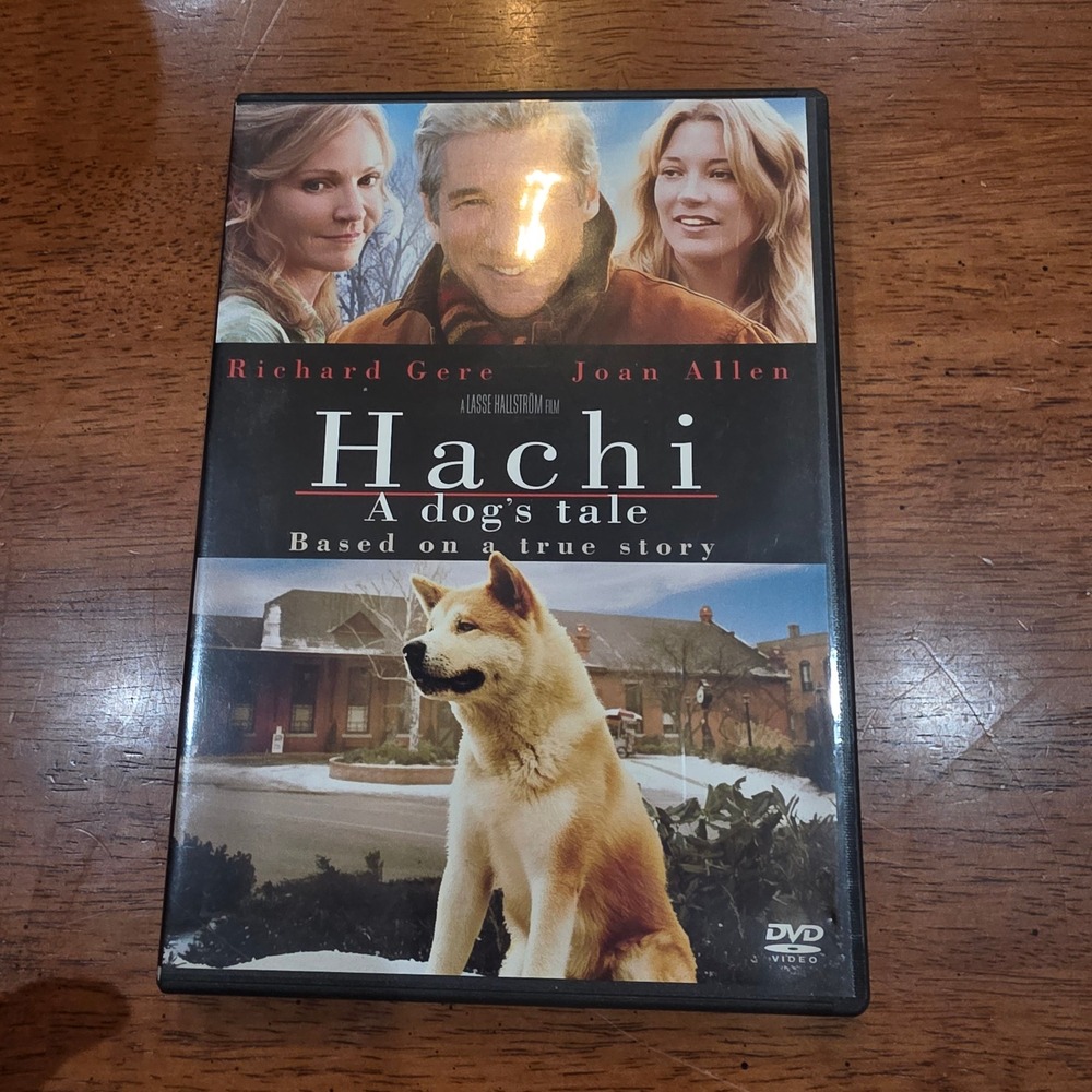 Sony Hachi A Dogs Tale DVD Movie Richard Gere Joan Allen Excellent True Story